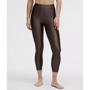 Lululemon Satin Shine High-Rise Tight 25" Espresso NWT Size 4